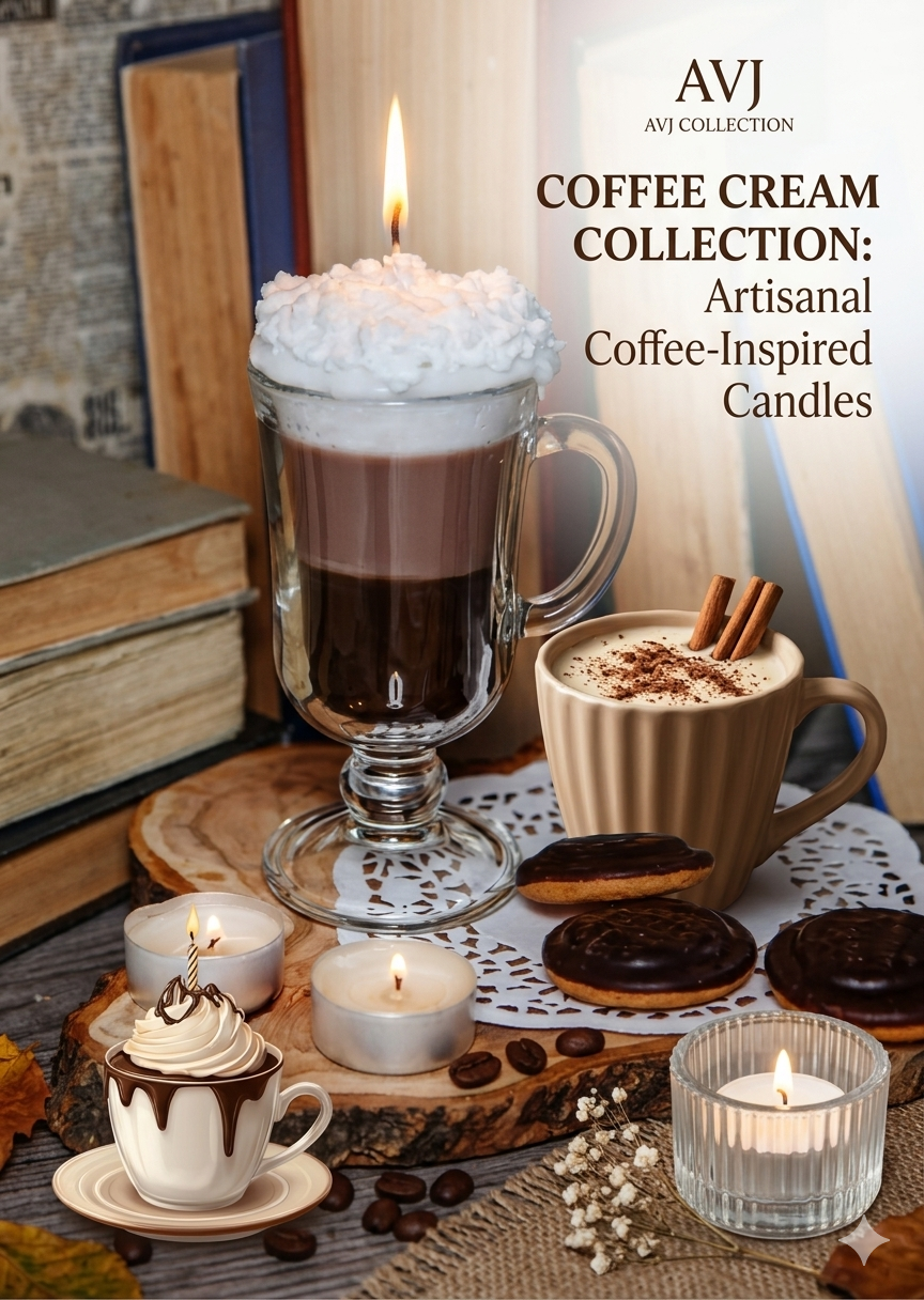 Coffee cream Candle collection