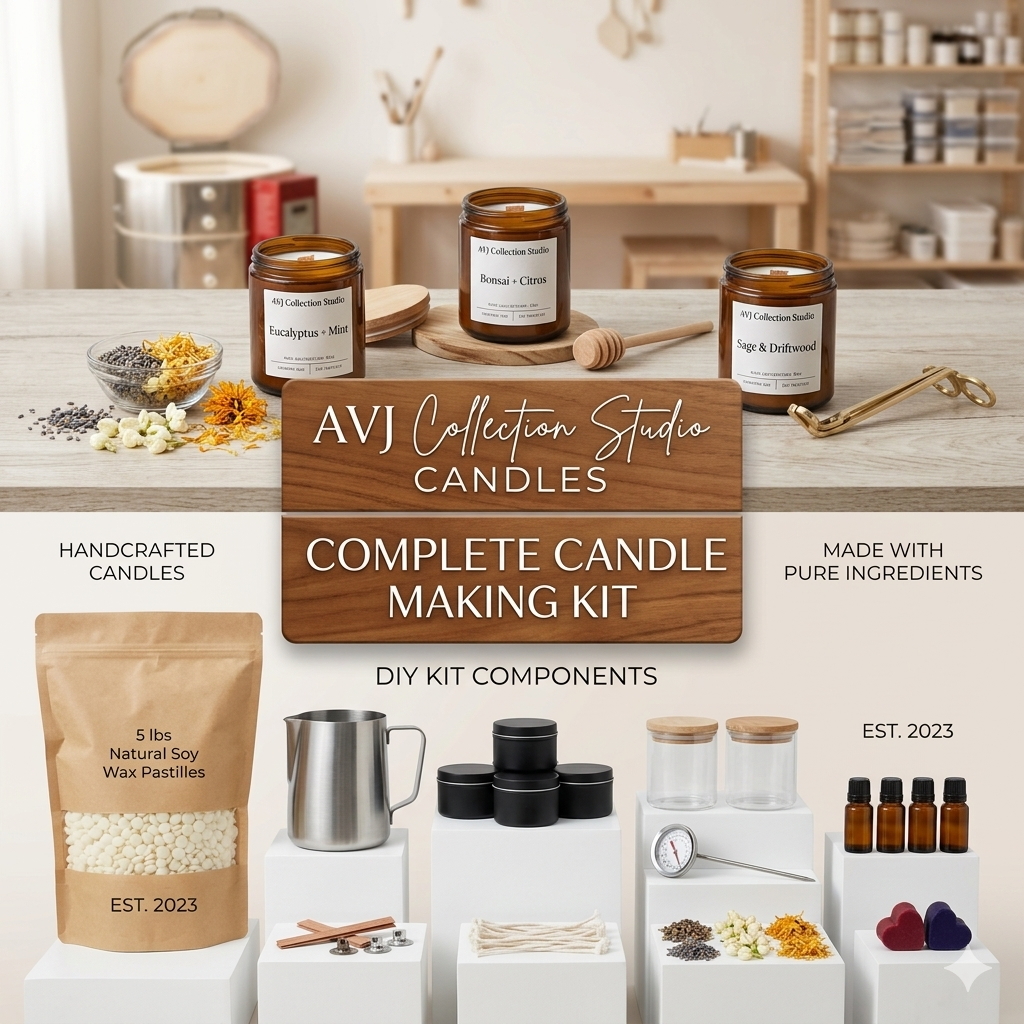 AVJ Collection Studio: Ultimate Professional DIY Candle Making Kit