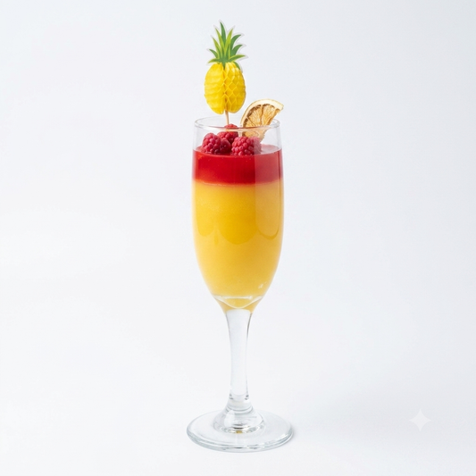 Tropical Fusion Artisan Candle: An Exotic Scent Safari in a Cocktail Glass