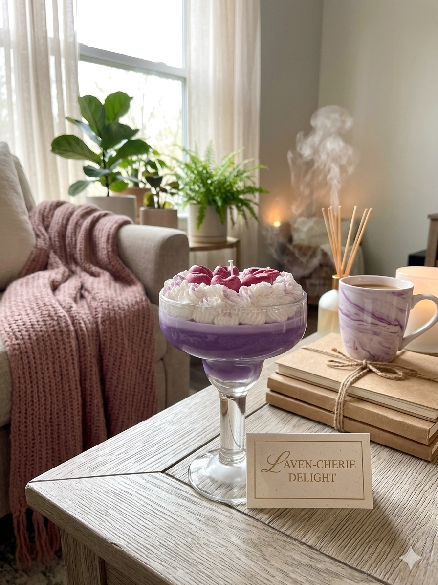 Artisan Mixed Berry Margarita Dessert Candle