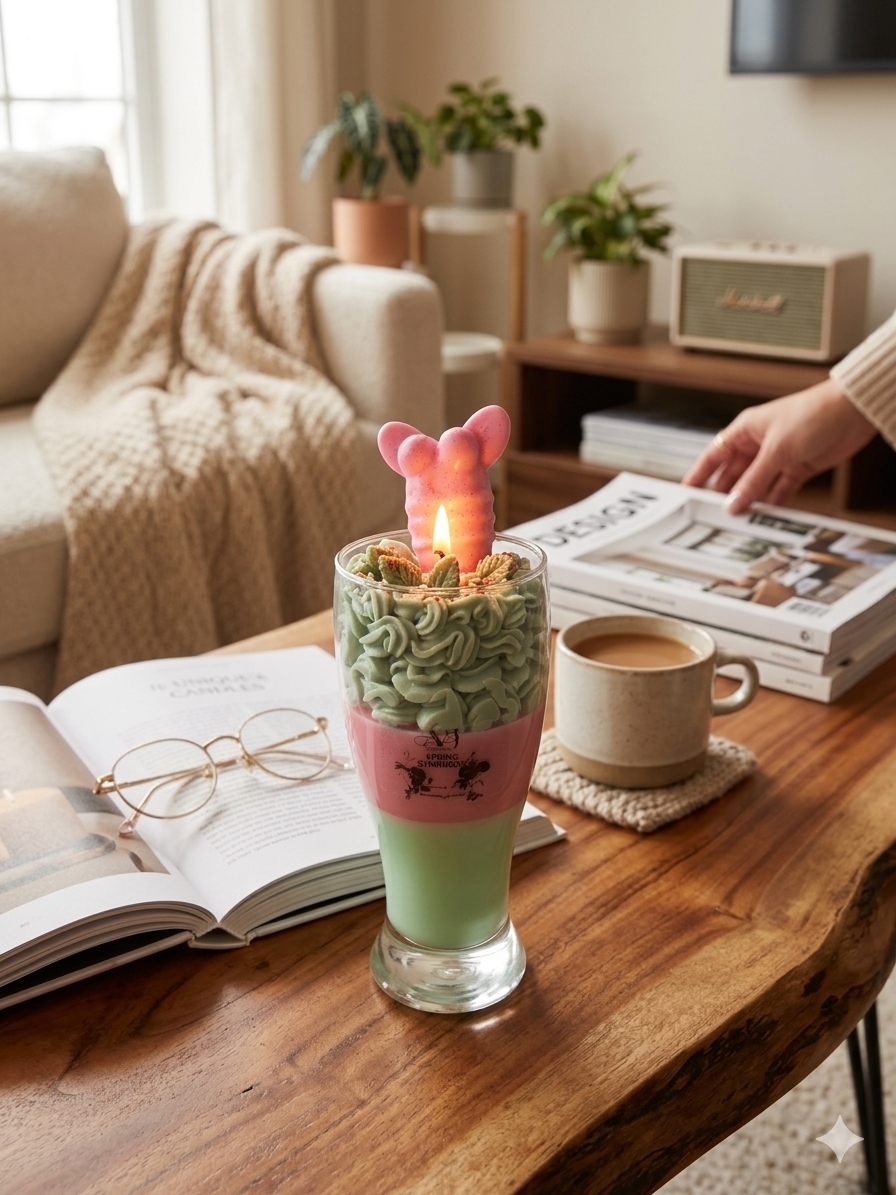 Spring Symphony Artisan Parfait Candle special gifts natural soy wax