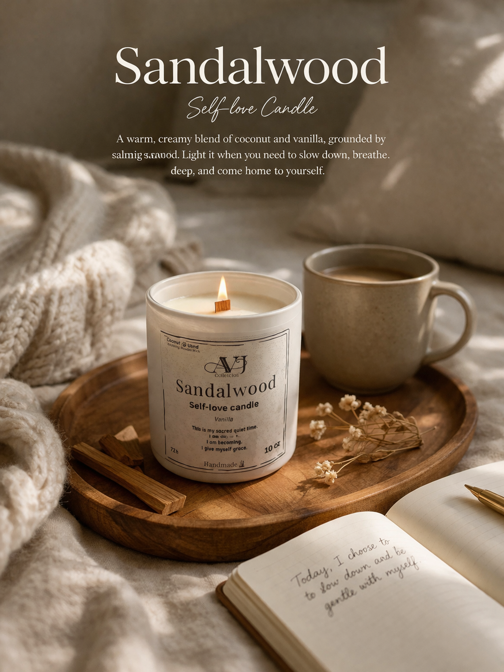 The Orange Mint Serenity duo combines a refreshing, aromatherapy-inspired room spray with a bold, hand-poured candle