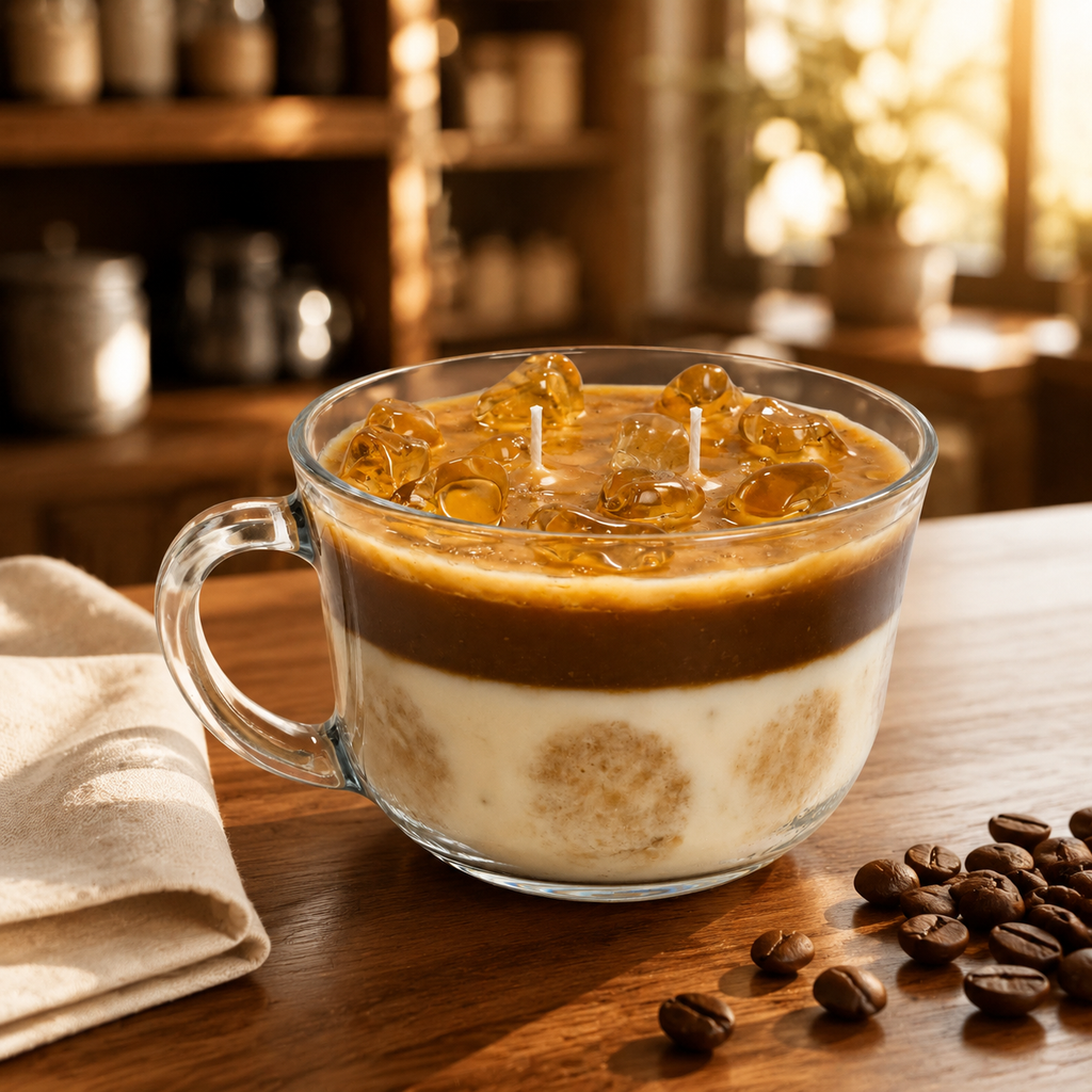Caramel Iced Coffee Two-Wick Candle
