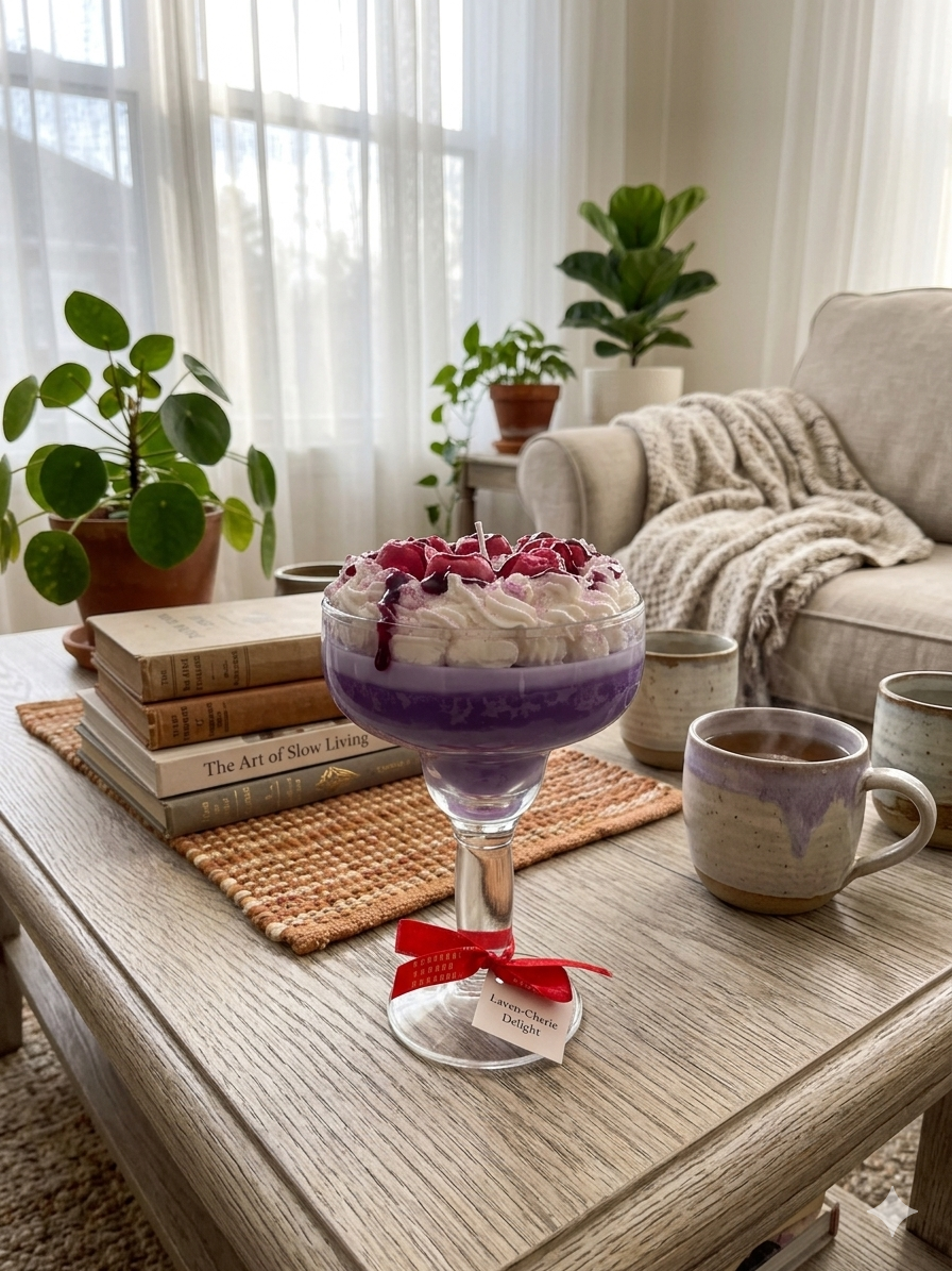 Artisan Mixed Berry Margarita Dessert Candle