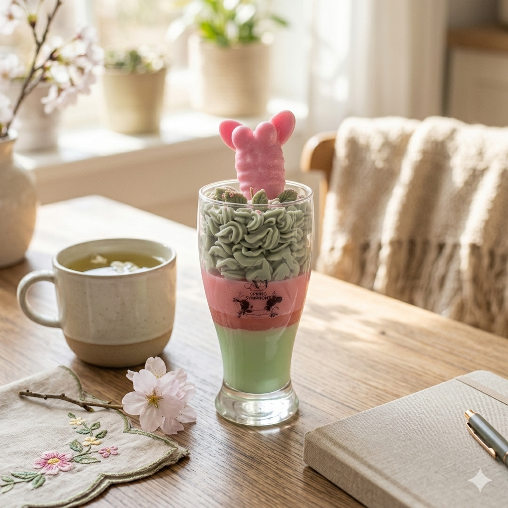 Spring Symphony Artisan Parfait Candle special gifts natural soy wax