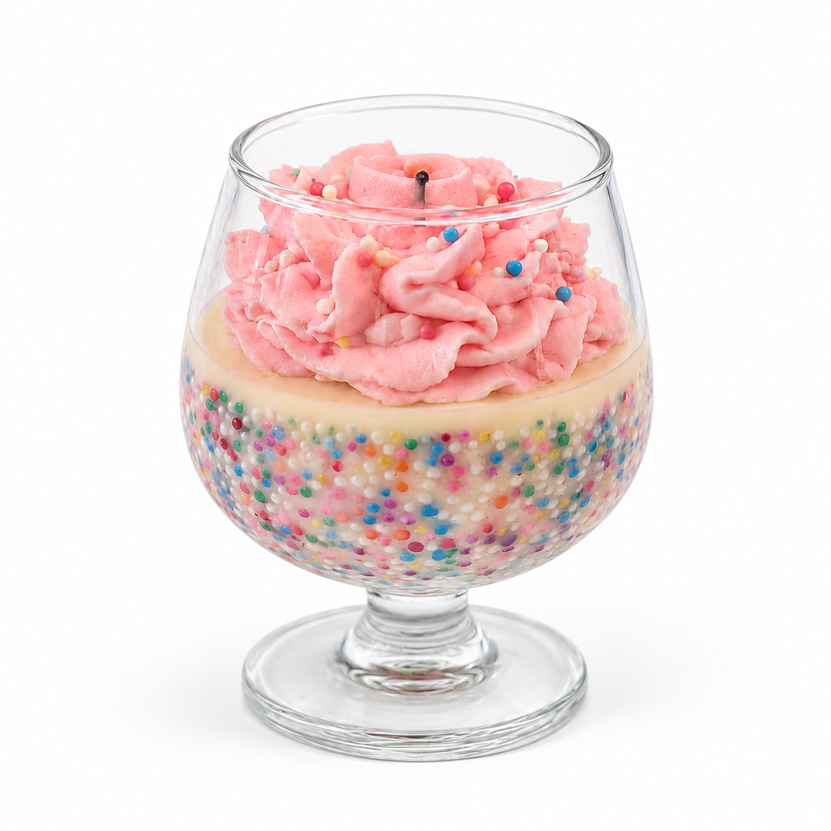 Pink Confetti Bliss candle
Strawberry Buttercream Cake scented