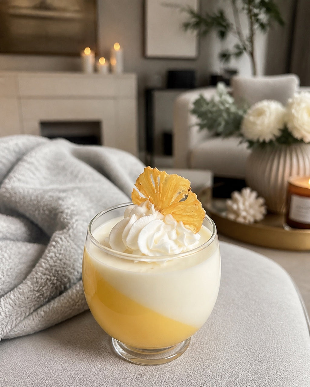 Pineapple Vanilla Dream Candle | Tropical Luxury Soy Candle