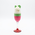 Watermelon Mint Mimosa | Hand-Poured Artisan Dessert Candle in Glass Flute
