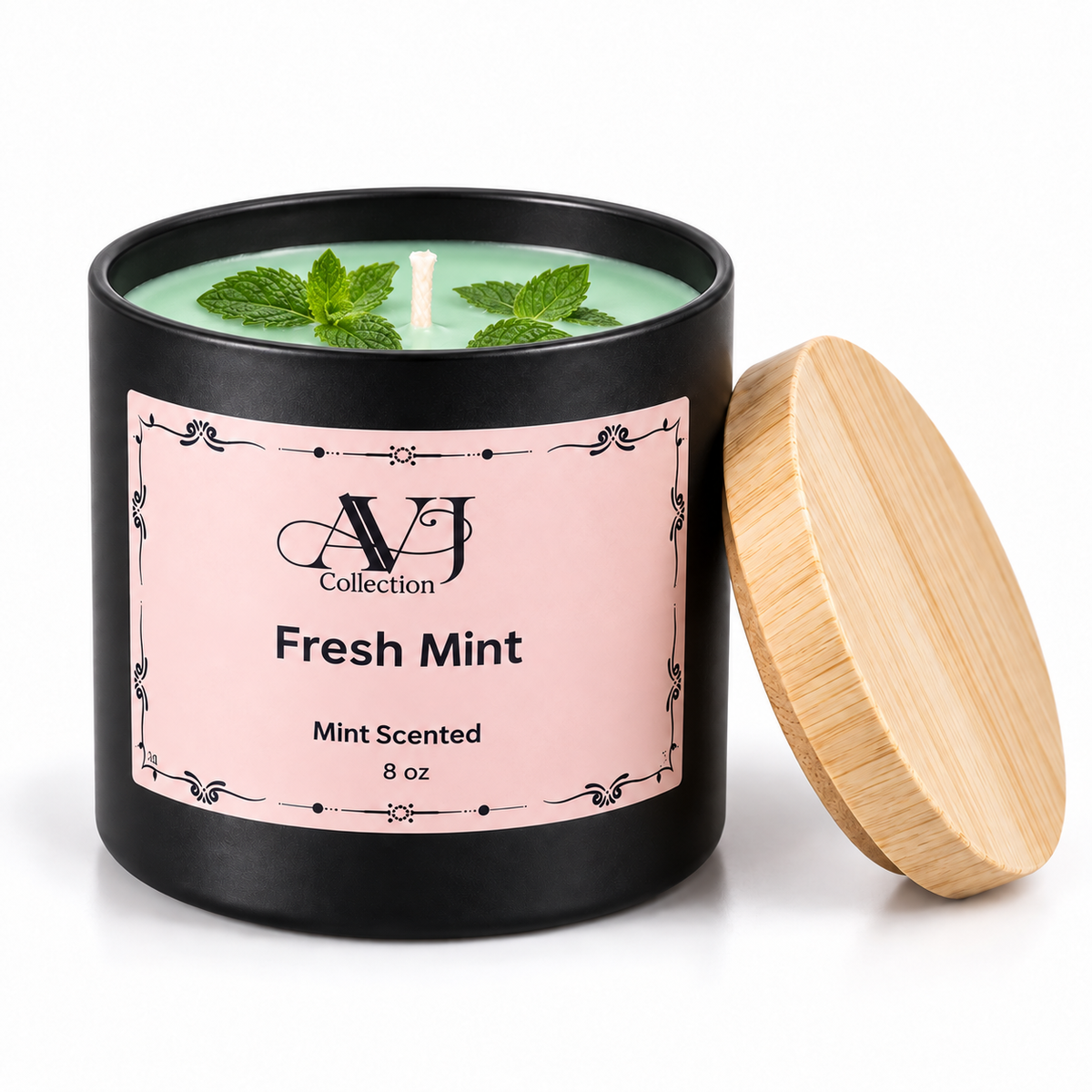 AVJ Collection 8 oz Scented Candle hand poured candle – luxury soy candles,Choose Your Fragrance – Fresh, Cozy, Aromatherapy and Intention Candles