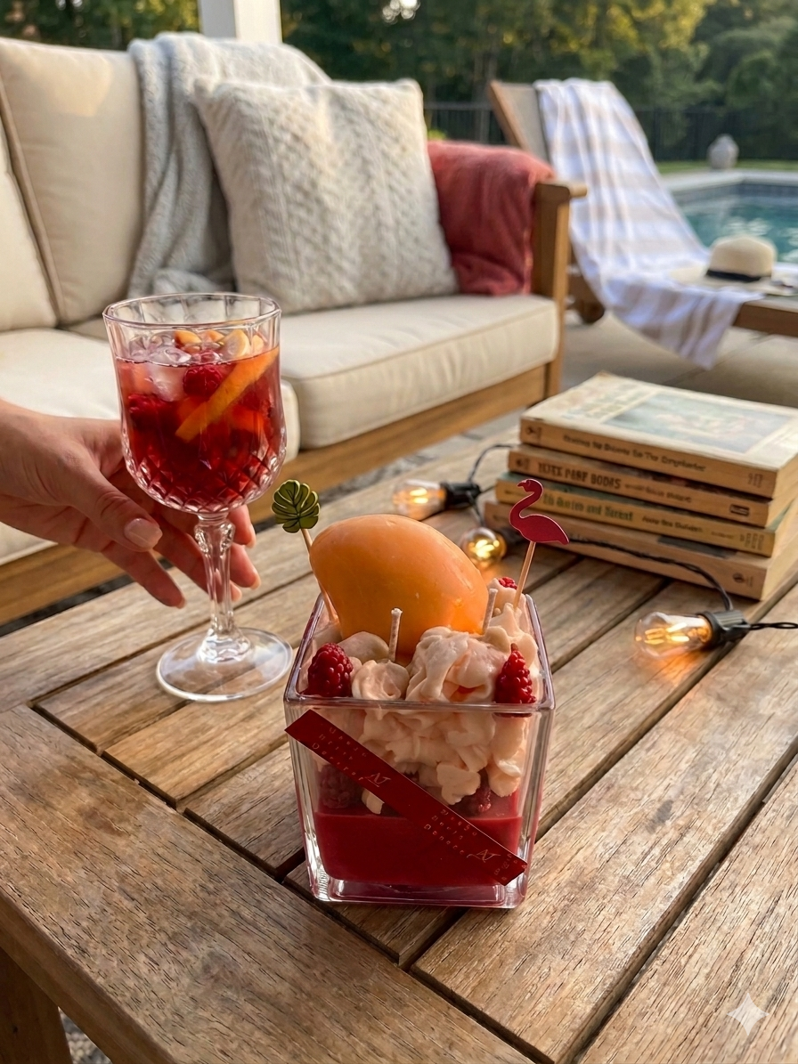 Mango Berry Dessert Candle — Too Pretty to Burn