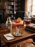 Amber Sunrise Tropical Cocktail Candle