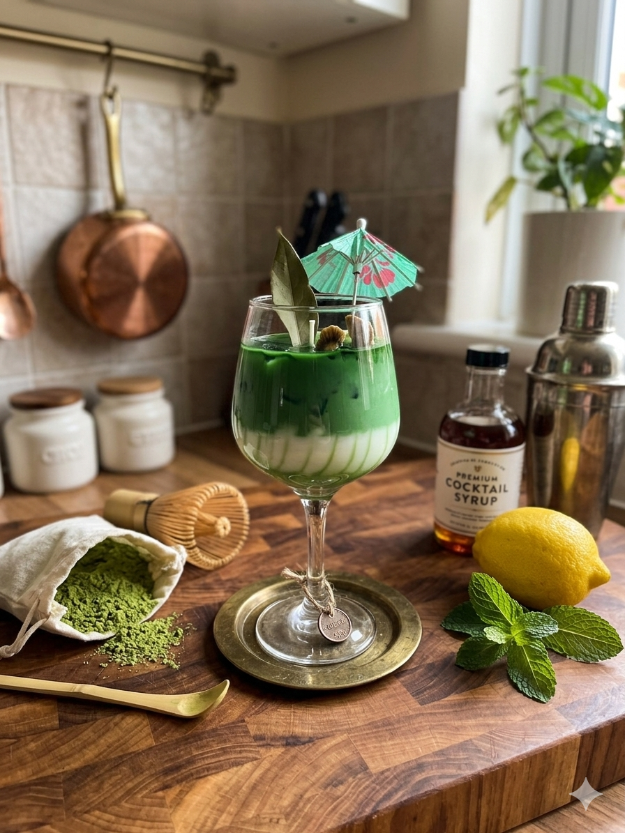 Mint Lemon Breeze Summer Cocktail Candle