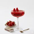 Strawberry Gelée Coupe cocktail Candle strawberry scented candle
