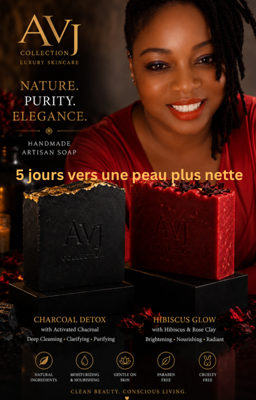 Digital Ebook 5 jours vers une peau plus nette with AVJ Soap